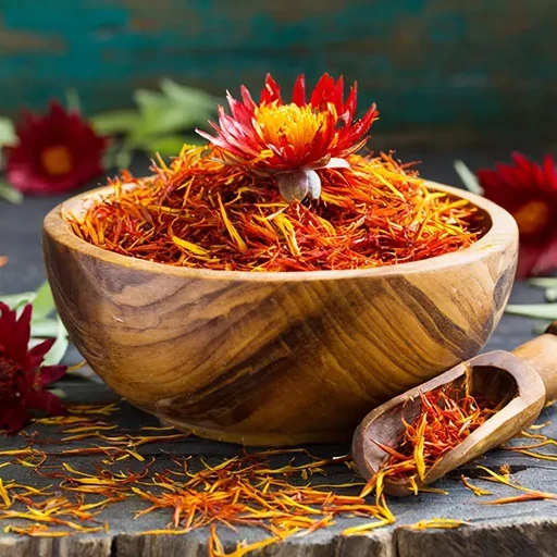 خرید گلرنگ خشک (گلرنگ زعفران) با قیمت مناسب از تولیدکننده مستقیم
